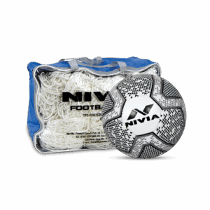 NIVIA Combo (Black &White Football+Football Net)